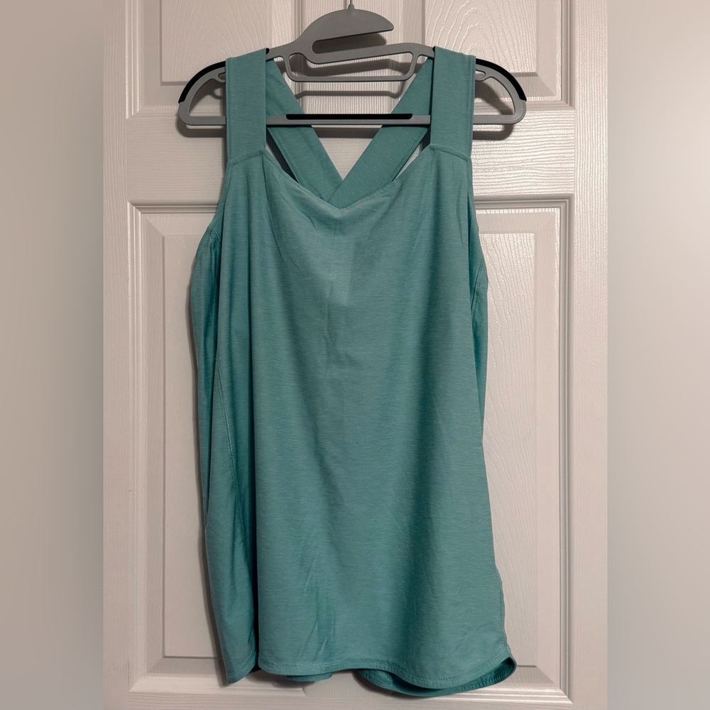 Duluth Trading Co Women's Teal Tank Top - Picture 1 of 5